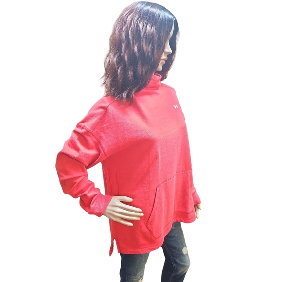 Under Armour Women's Red Pullover Top - Picture 3 of 5